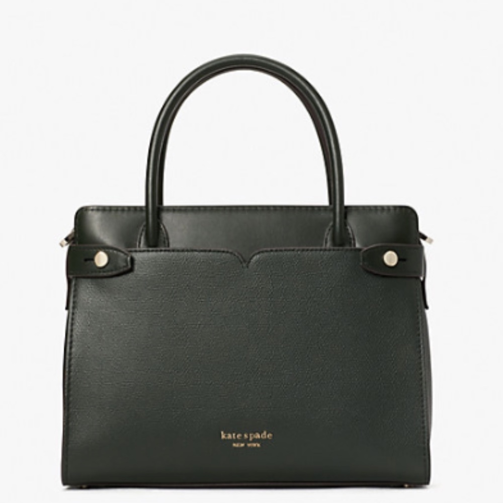 NWT Kate Spade Classic Medium Satchel in Deep Evergreen